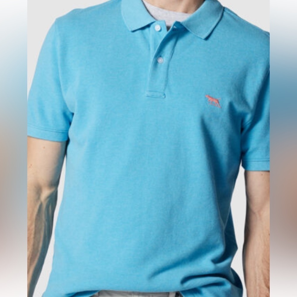 Rodd & Gunn New Zealand Men's Blue Polo Shirt Maui Blue Polo XL
